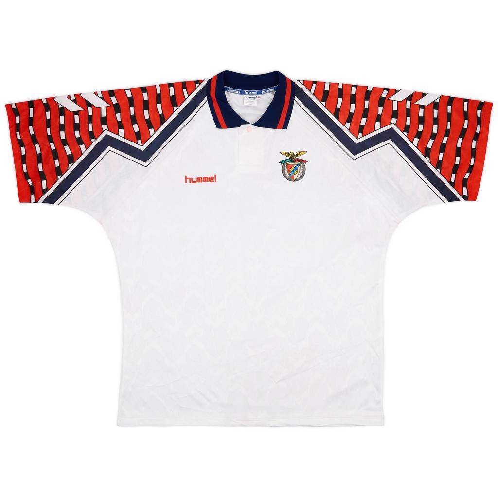 1991-92 Benfica Hummel Training Shirt - 9/10 - (XXL)