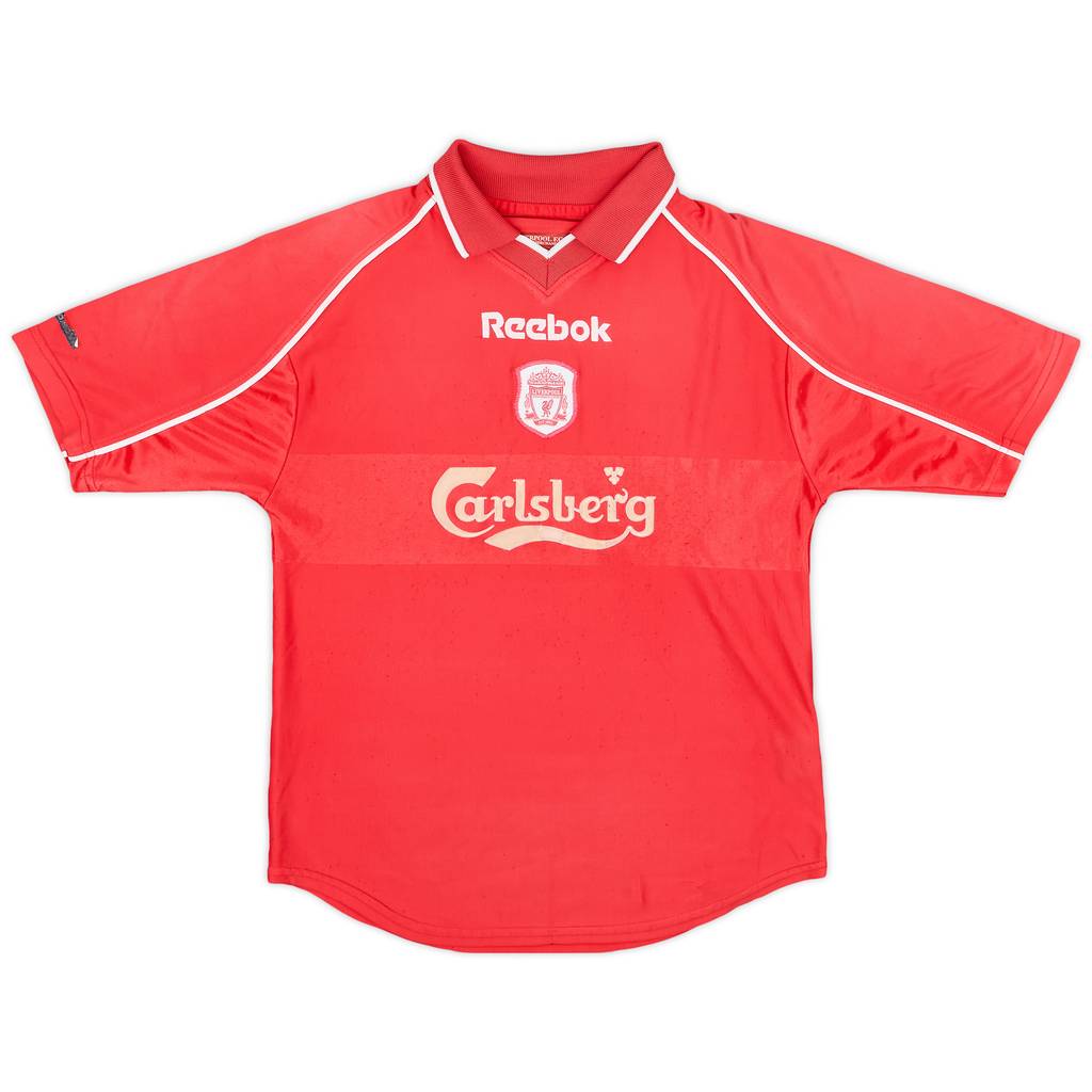 2000-02 Liverpool Home Shirt - 5/10 - (M.Boys)