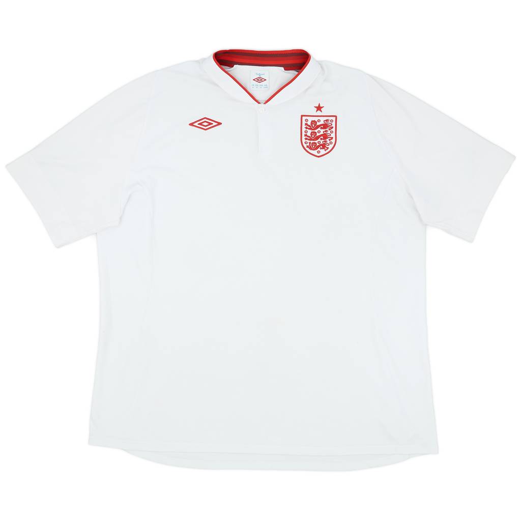2012-13 England Home Shirt - 8/10 - (3XL)