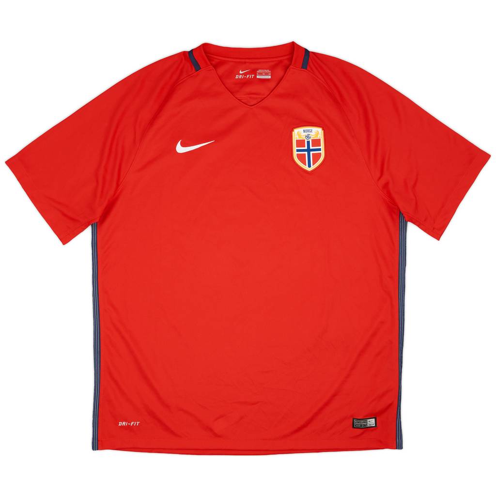 2016-18 Norway Home Shirt - 9/10 - (XL)