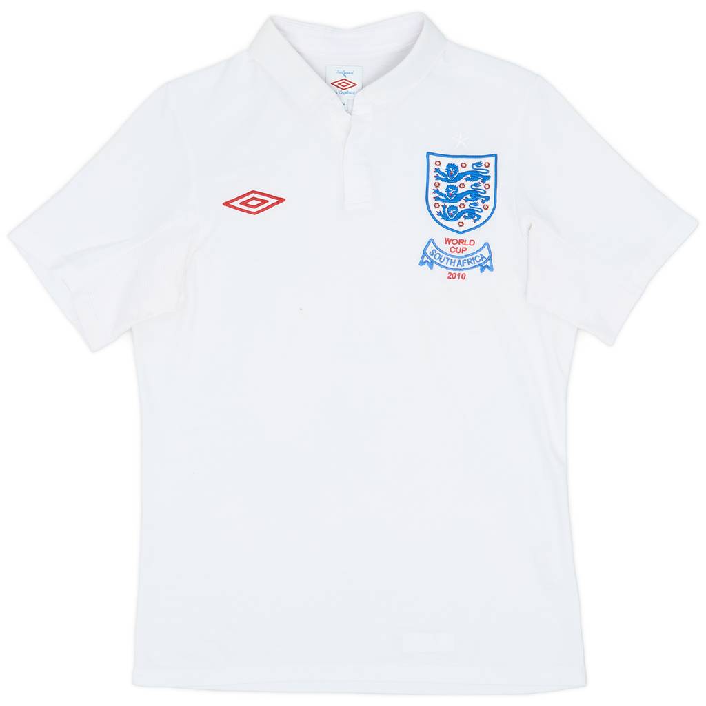 2009-10 England 'South Africa' Home Shirt - 8/10 - (XS)