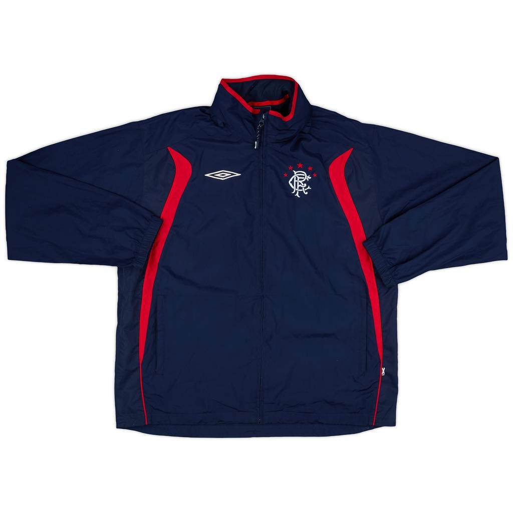 2008-09 Rangers Umbro Hooded Rain Jacket - 10/10 - (XL)