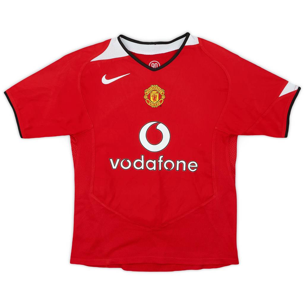2004-06 Manchester United Home Shirt - 7/10 - (S.Boys)