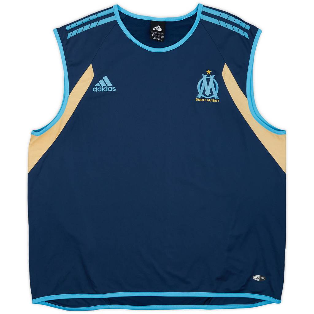 2005-06 Olympique Marseille adidas Training Vest - 9/10 - (XXL)
