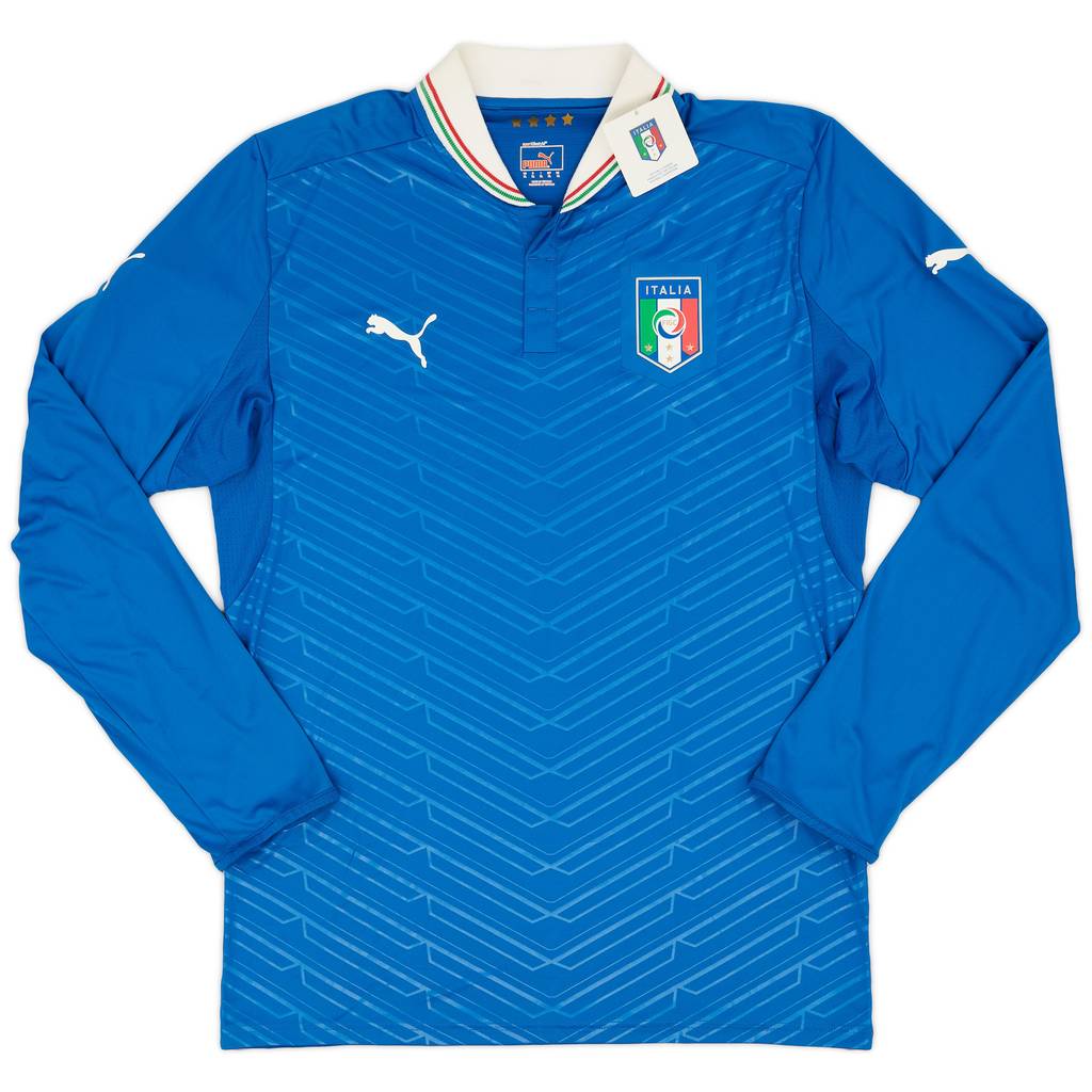 2012-13 Italy Player Issue Home L/S Shirt (XL)
