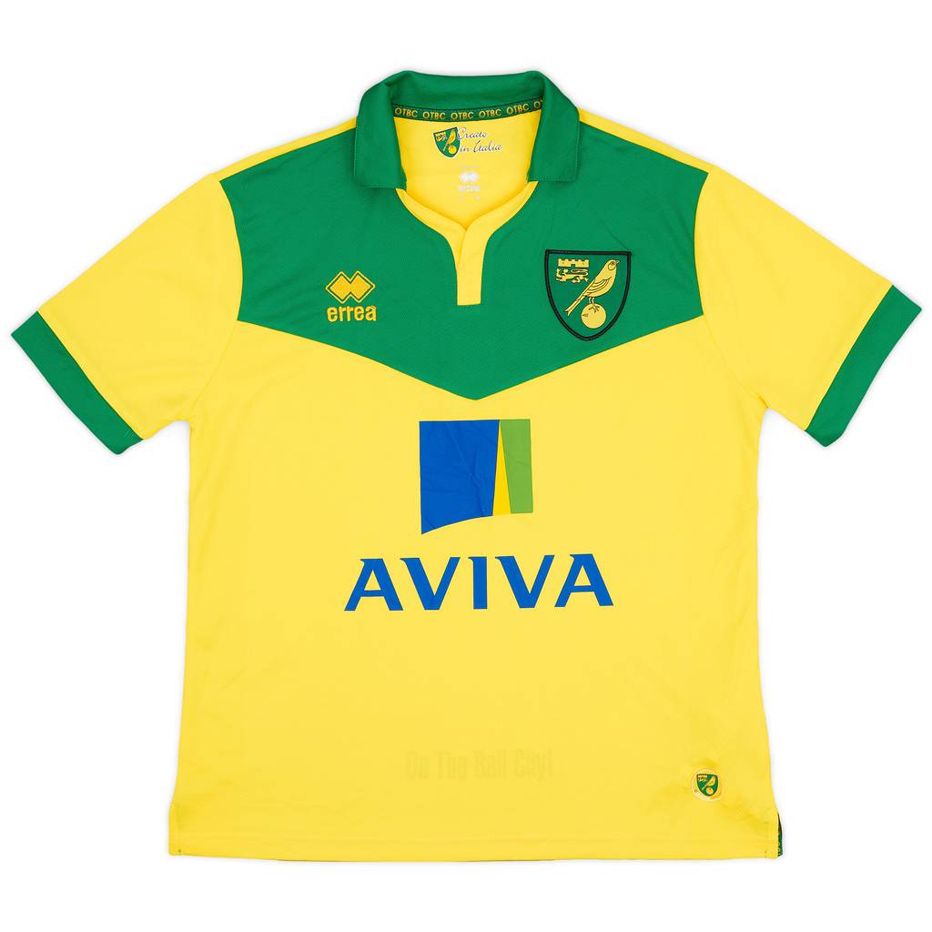2014-15 Norwich Home Shirt - 9/10 - (S)