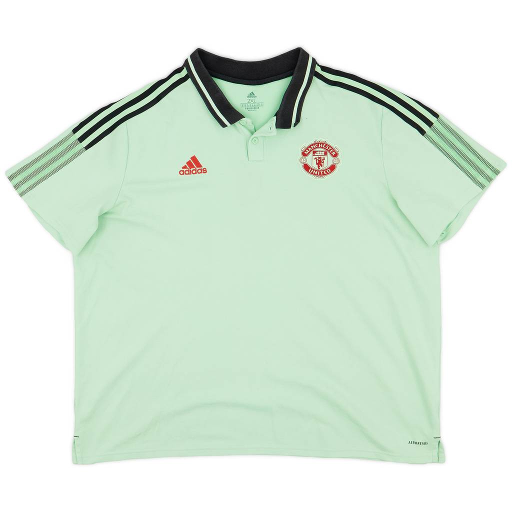2020-21 Manchester United adidas Polo Shirt - 9/10 - (XXL)
