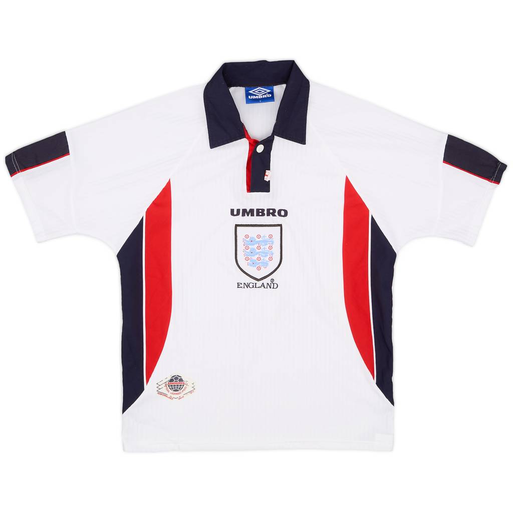 1997-99 England Home Shirt - 7/10 - (Y)