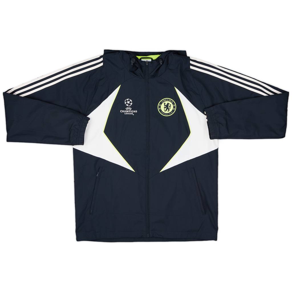 2007-08 Chelsea adidas CL Hooded Rain Jacket - 6/10 - (M/L)