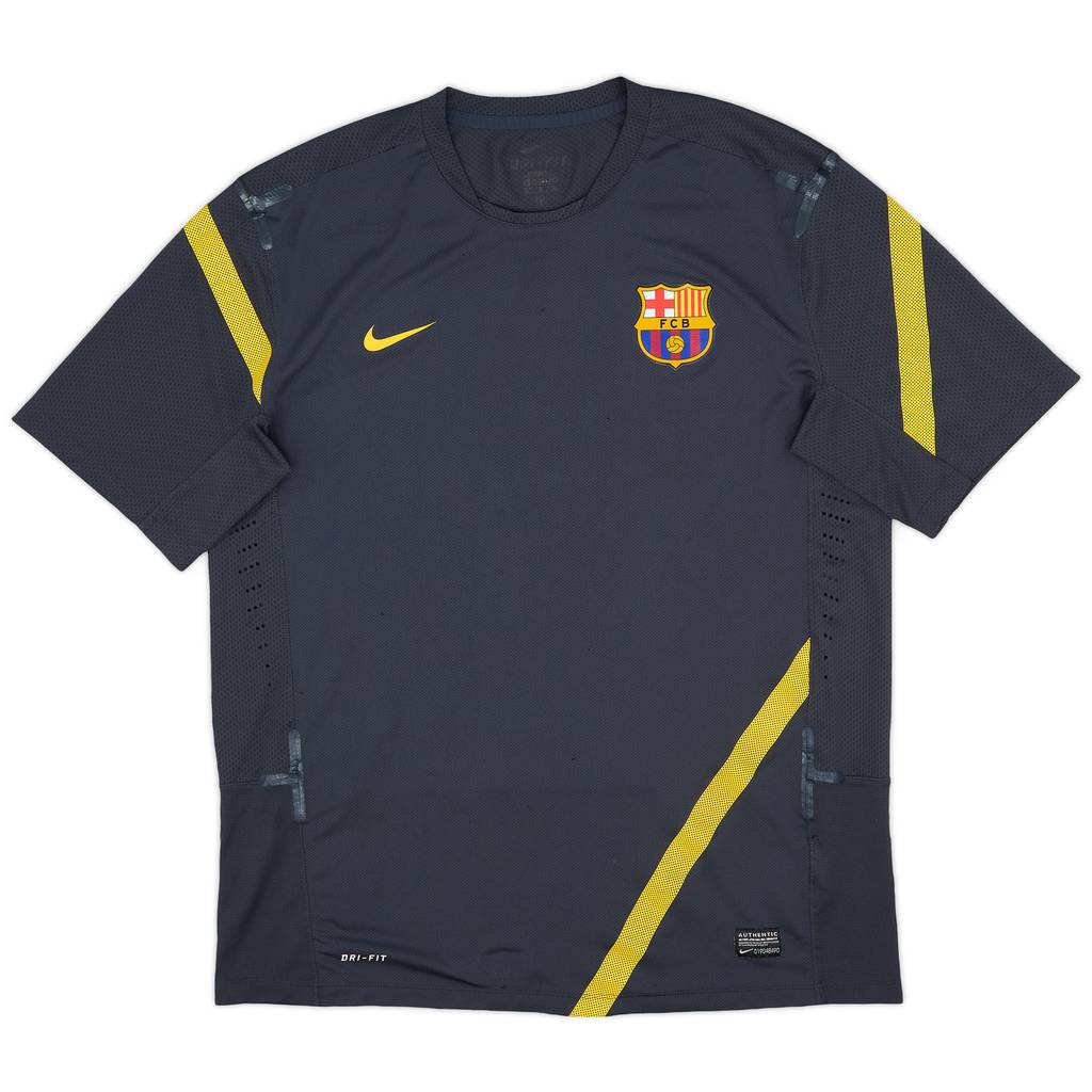 2011-12 Barcelona Nike Authentic Training Shirt - 8/10 - (L)
