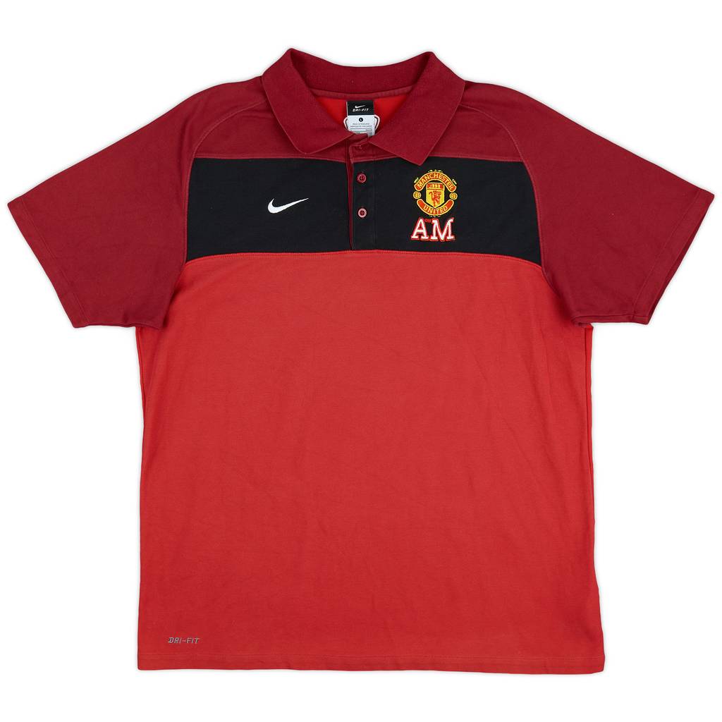 2010-11 Manchester United Nike Polo Shirt - 8/10 - (L)