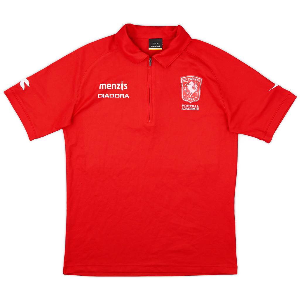 2008-09 FC Twente Academy Diadora 1/4 Zip Polo Shirt - 5/10 - (M)