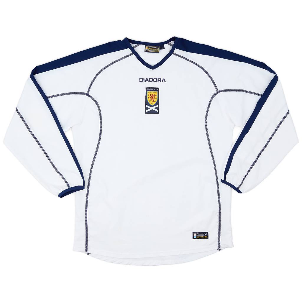 2003-05 Scotland Away L/S Shirt - 8/10 - (L)