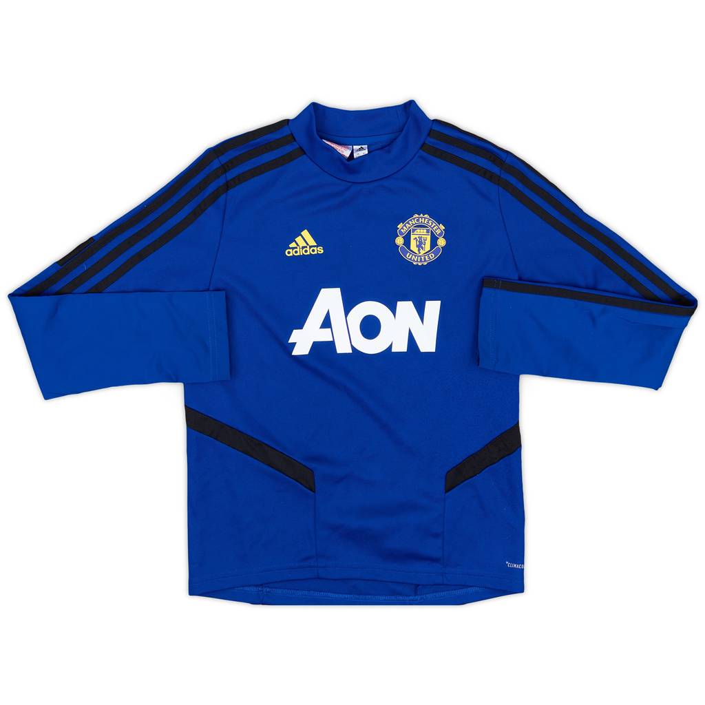 2019-20 Manchester United adidas Training Sweat Top - 8/10 - (S.Boys)