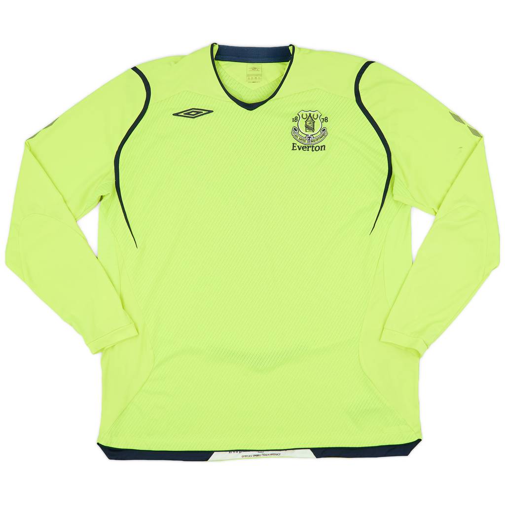 2008-09 Everton Third L/S Shirt - 7/10 - (XXL)