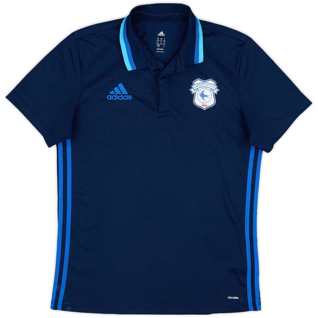 2015-16 Cardiff adidas Polo Shirt - 8/10 - (M)