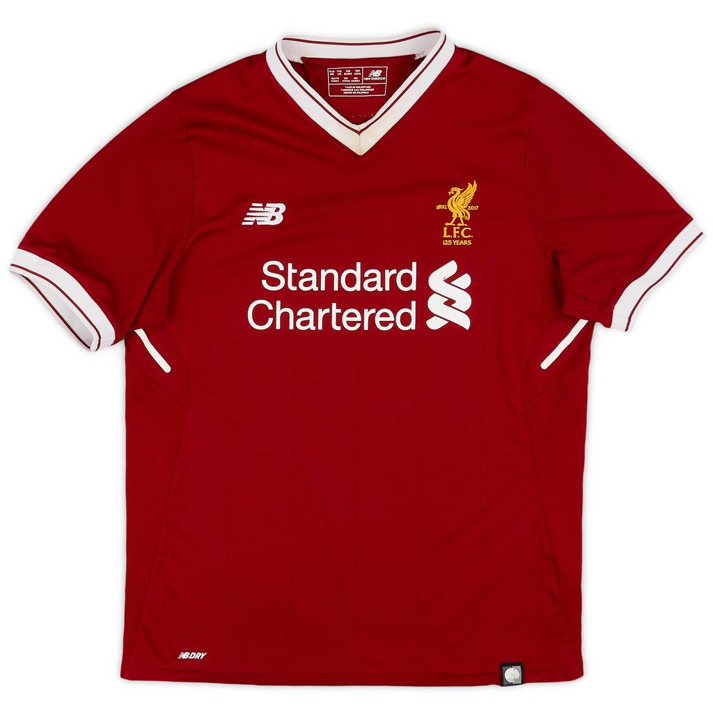 2017-18 Liverpool 125 Years Home Shirt - 6/10 - (XL.Boys)