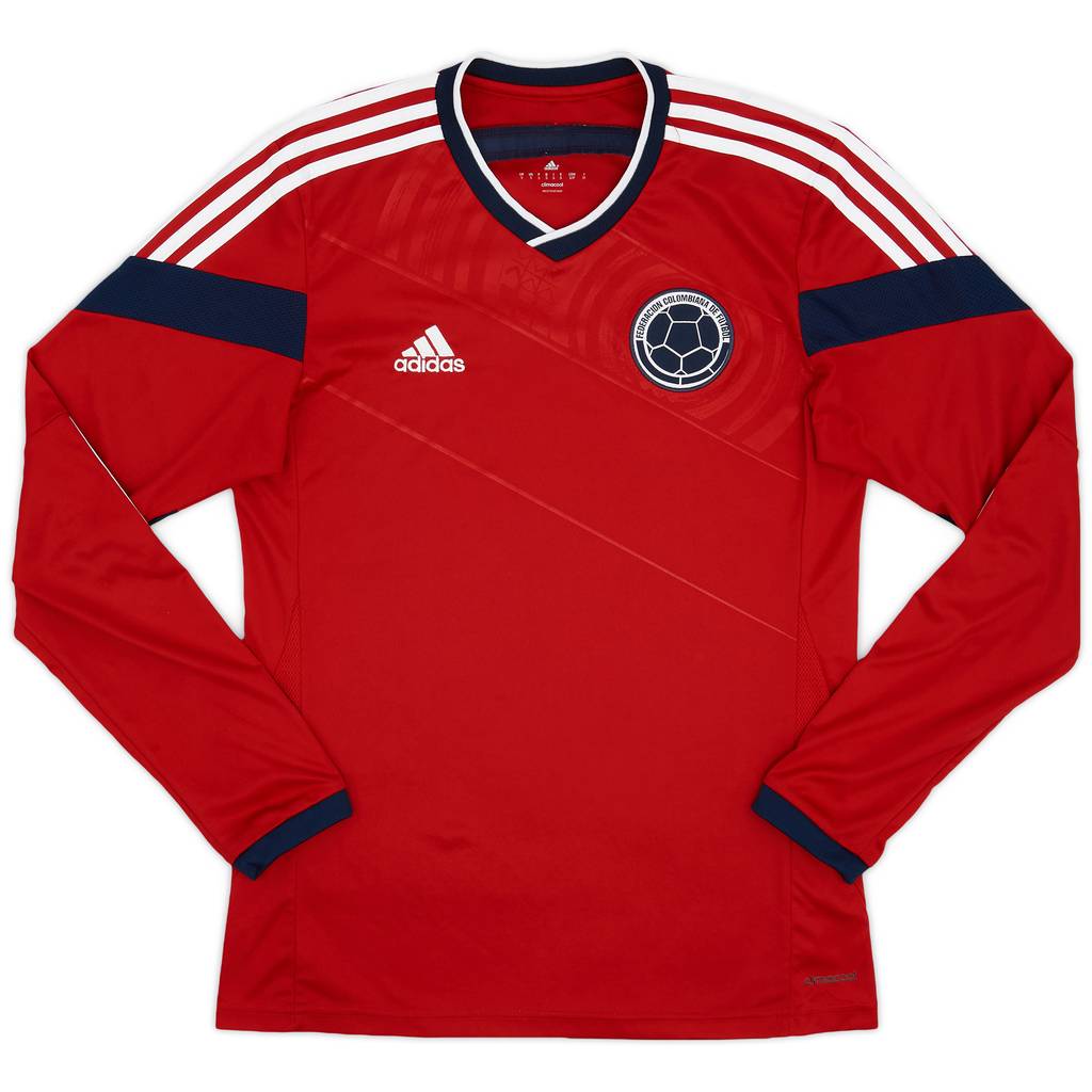 2014-15 Colombia Away L/S Shirt - 8/10 - (S)