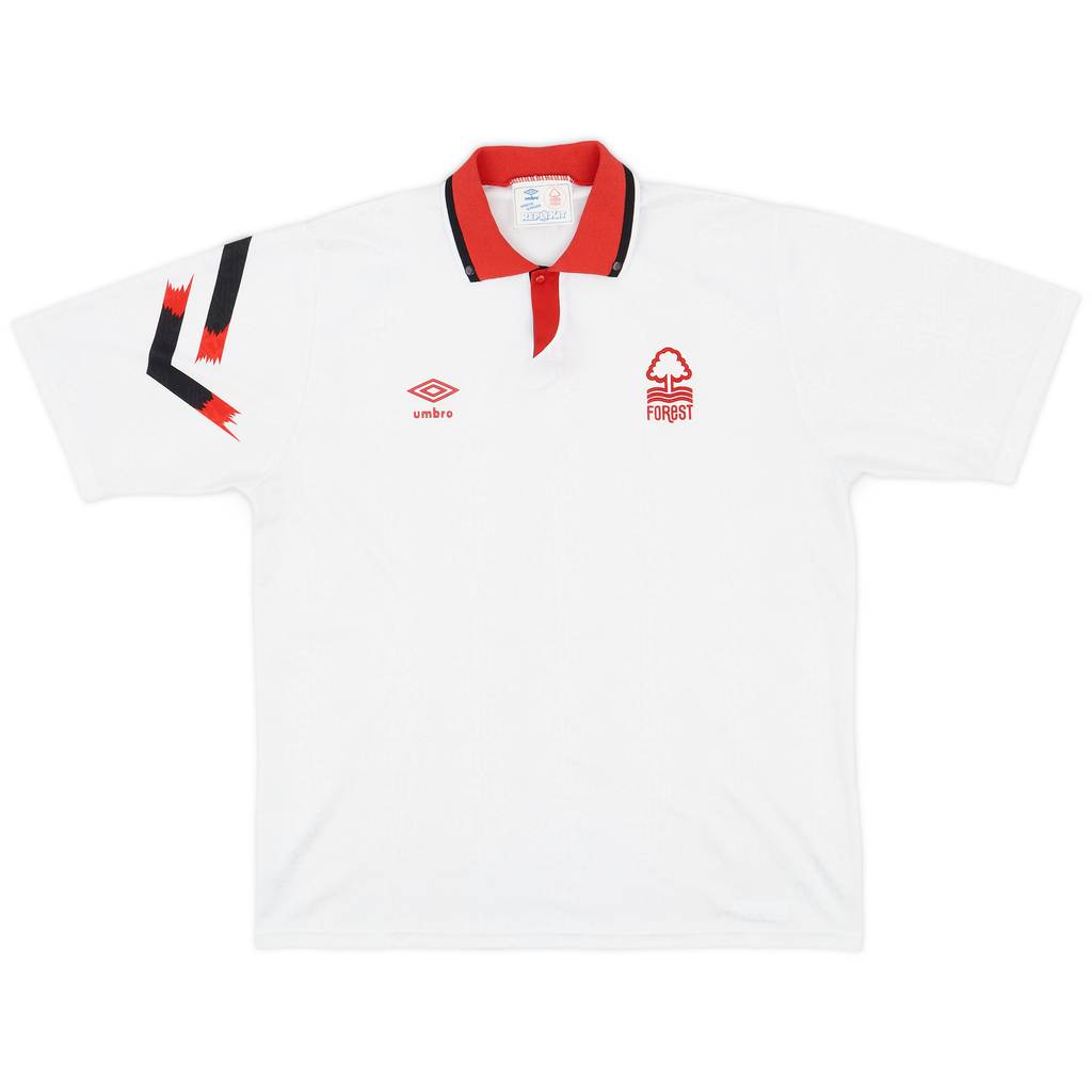 1991-93 Nottingham Forest Away Shirt - 8/10 - (XL)