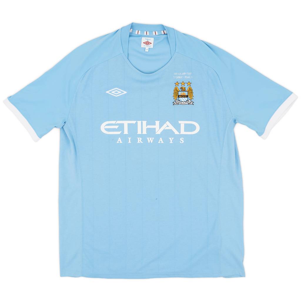 2010-11 Manchester City 'FA Cup Final' Home Shirt - 6/10 - (XXL)