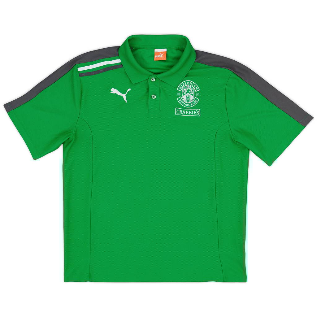 2011-12 Hibernian Puma Polo Shirt - 9/10 - (L)