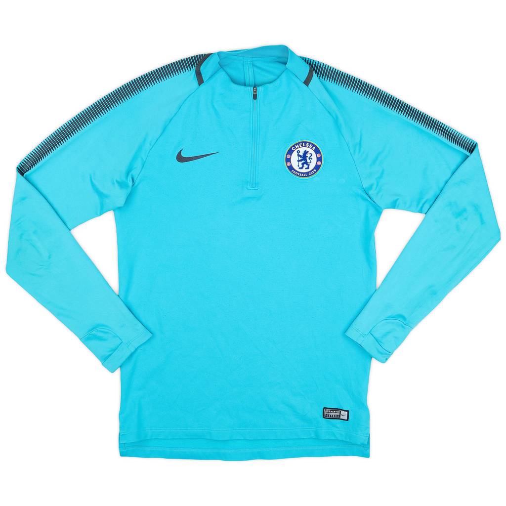 2017-18 Chelsea Nike 1/4 Zip Training Top - 7/10 - (S)