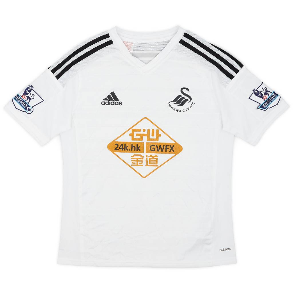 2014-15 Swansea Home Shirt - 8/10 - (XL.Boys)