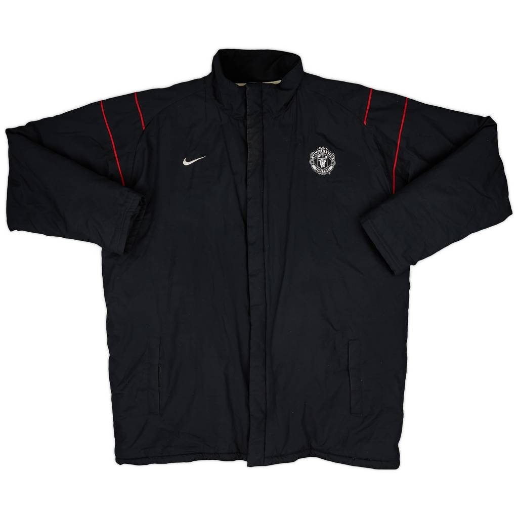 2003-04 Manchester United Nike Padded Bench Coat - 8/10 - (XL)
