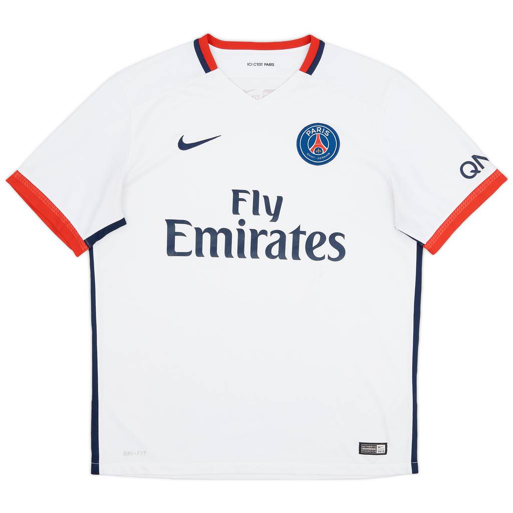 2015-16 Paris Saint-Germain Away Shirt - 7/10 - (L)