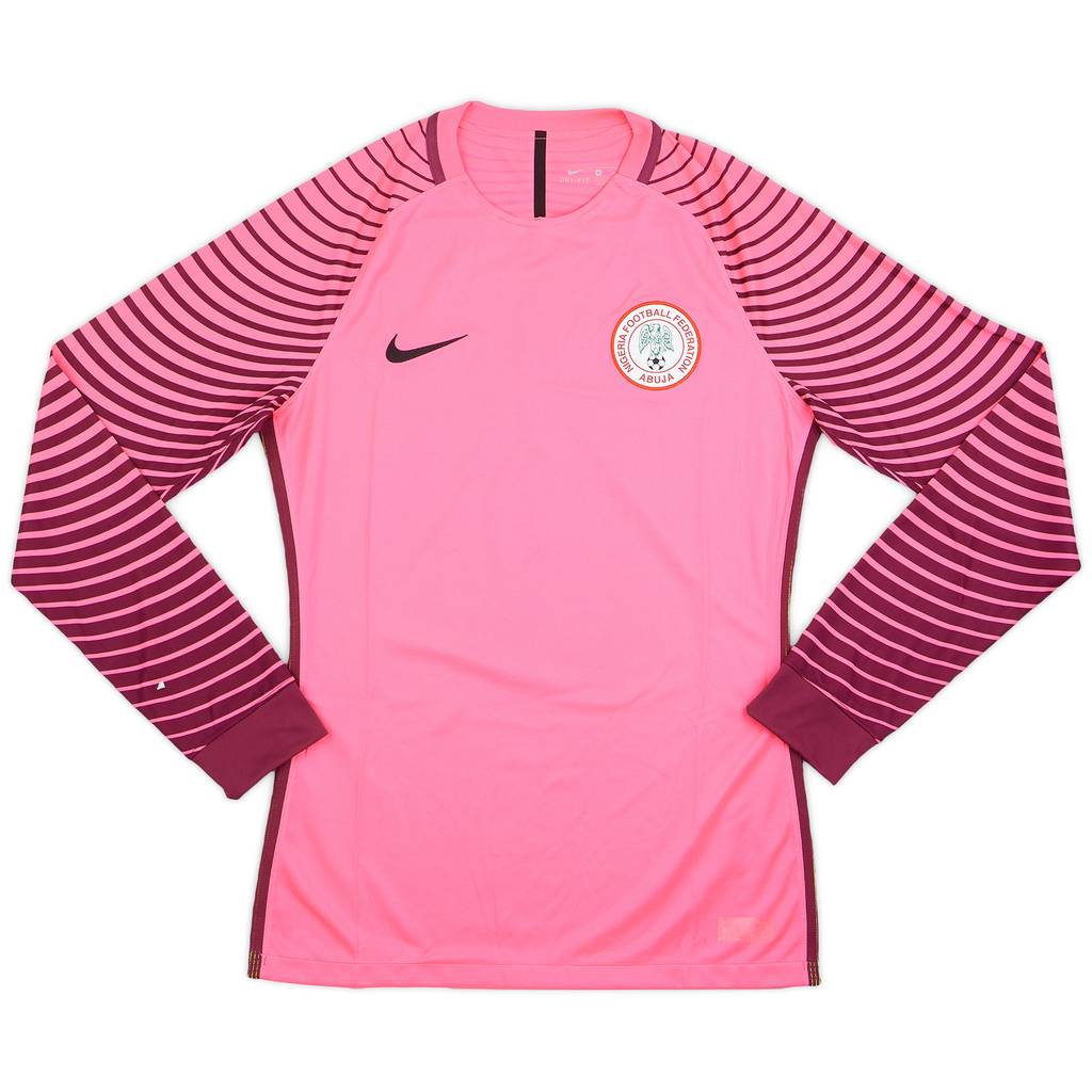2016-18 Nigeria Authentic GK Shirt - 7/10 - (M)