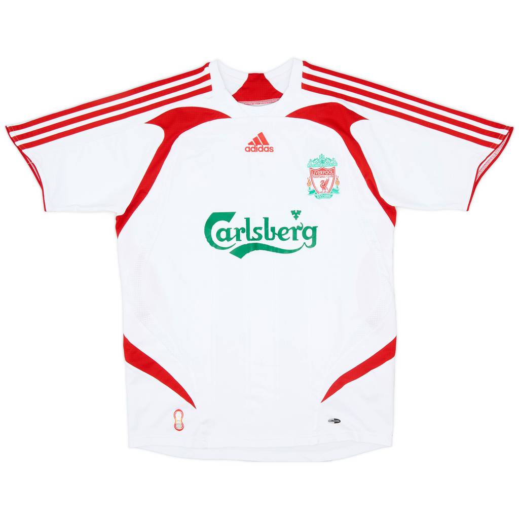 2007-08 Liverpool Away Shirt - 7/10 - (XL.Boys)