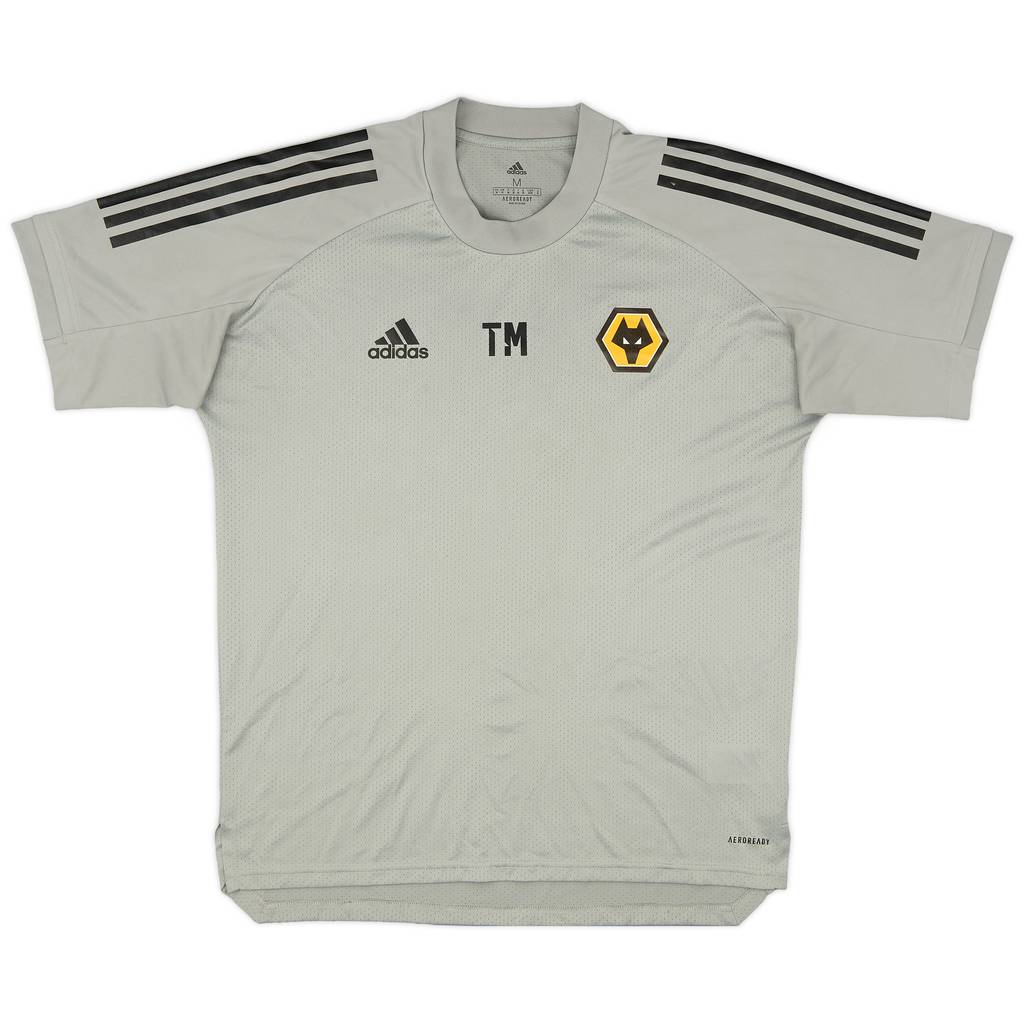 2019-20 Wolves Staff Issue adidas Training Shirt TM - 8/10 - (M)