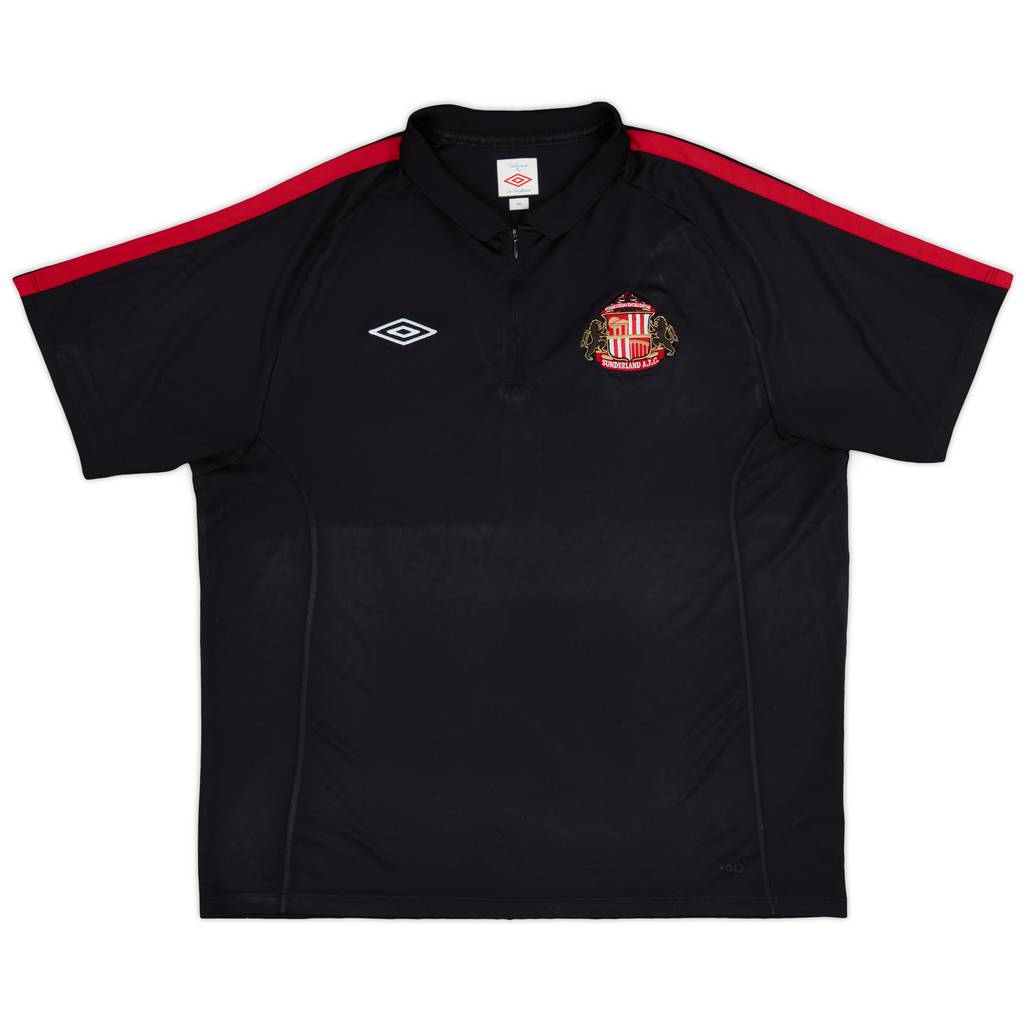 2011-12 Sunderland Umbro 1/4 Zip Polo Shirt - 7/10 - (XXL)