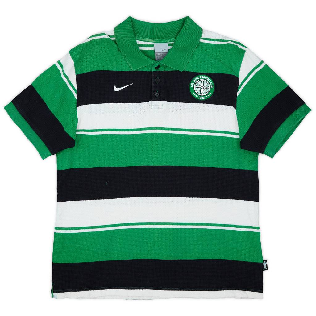 2009-10 Celtic Nike Polo Shirt - 8/10 - (L)