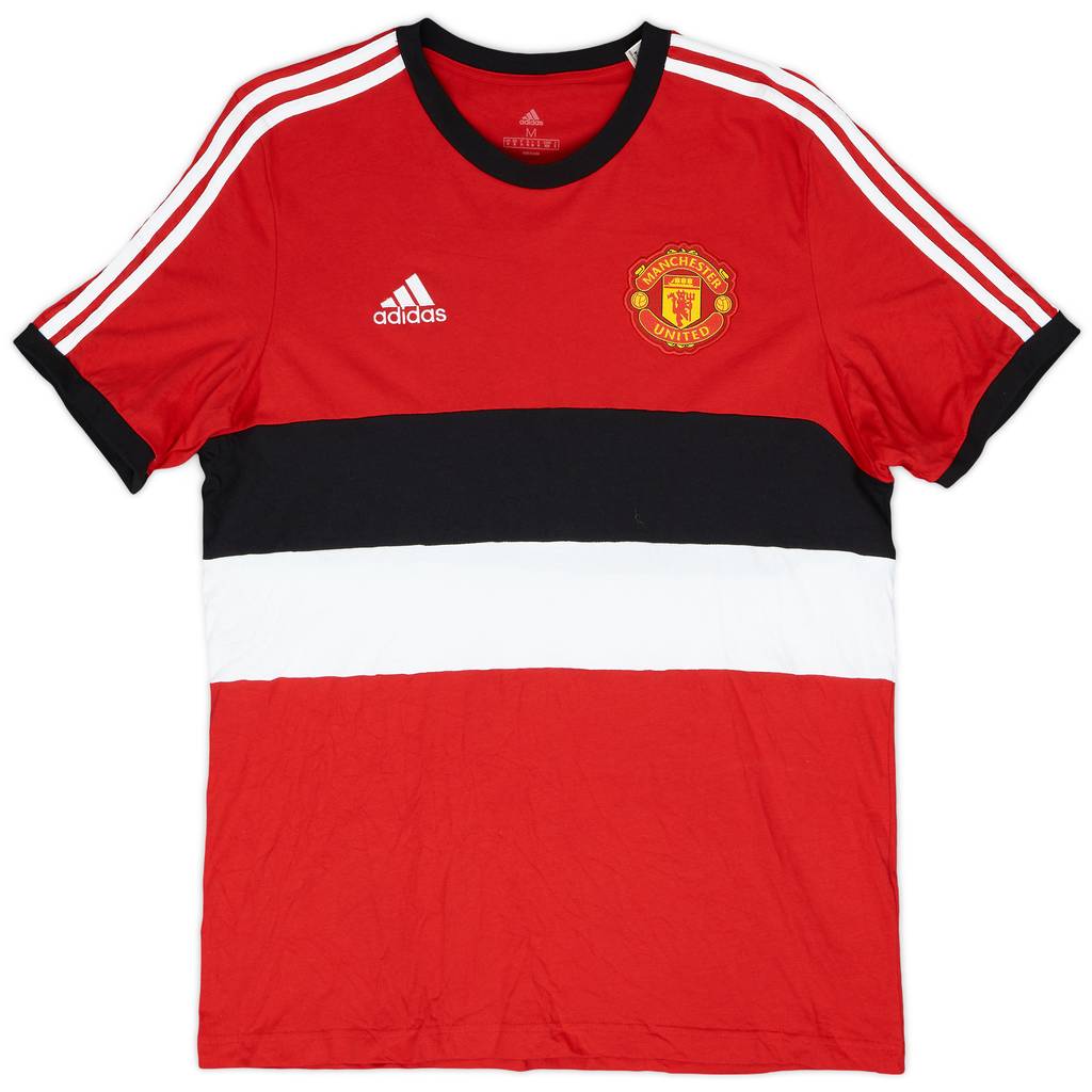 2021-22 Manchester United adidas Cotton Tee - 9/10 - (M)
