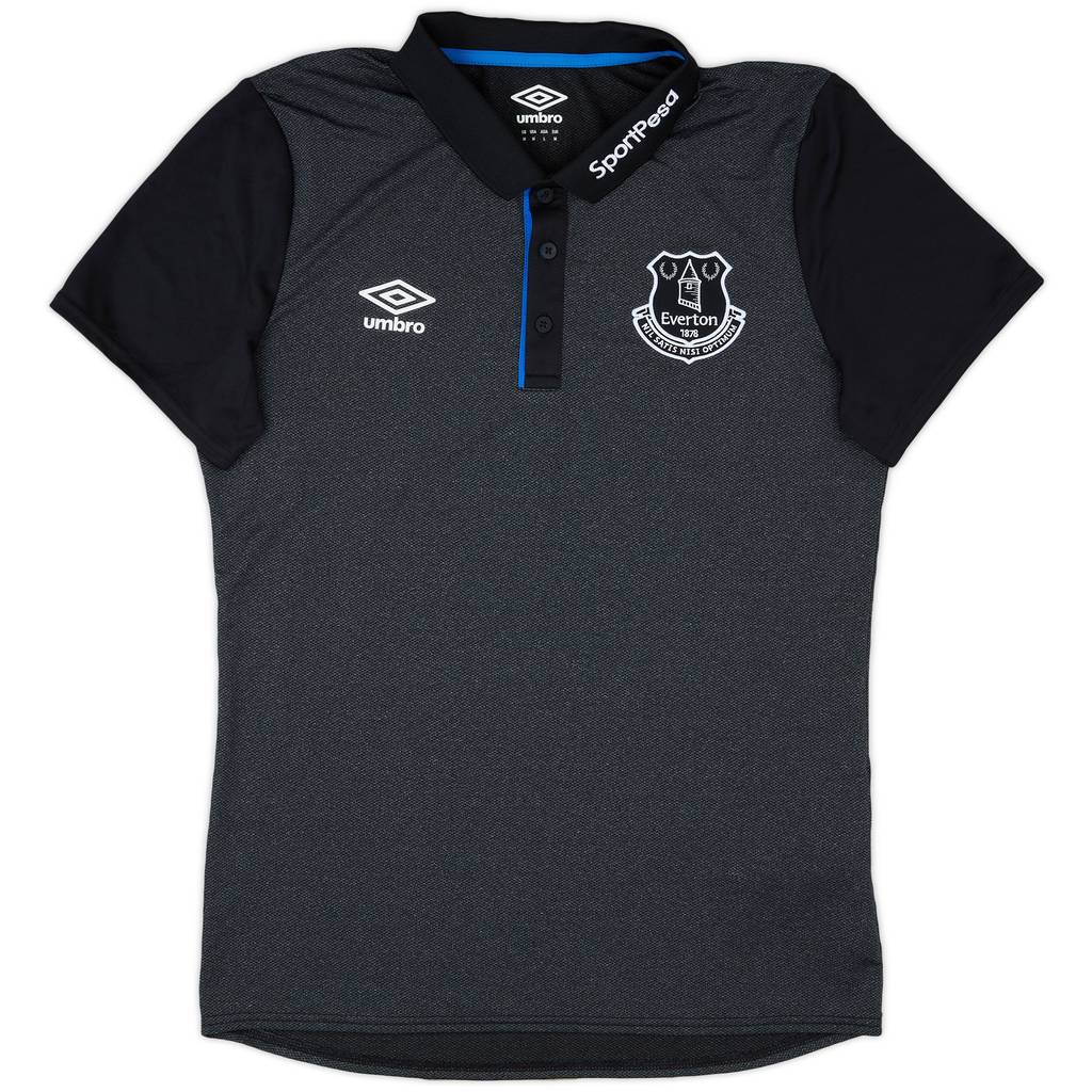 2018-19 Everton Umbro Polo Shirt - 9/10 - (M)