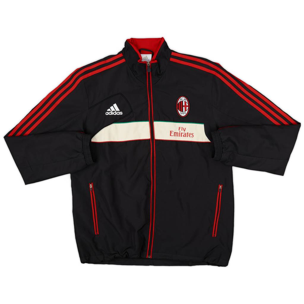 2012-13 AC Milan adidas Track Jacket - 8/10 - (L)