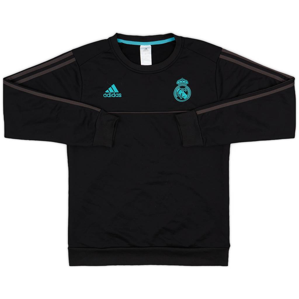 2017-18 Real Madrid adidas Sweat Top - 9/10 - (M)