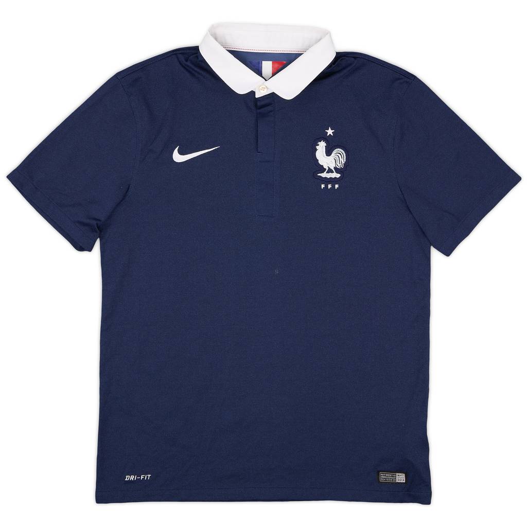 2014-15 France Home Shirt - 8/10 - (M)