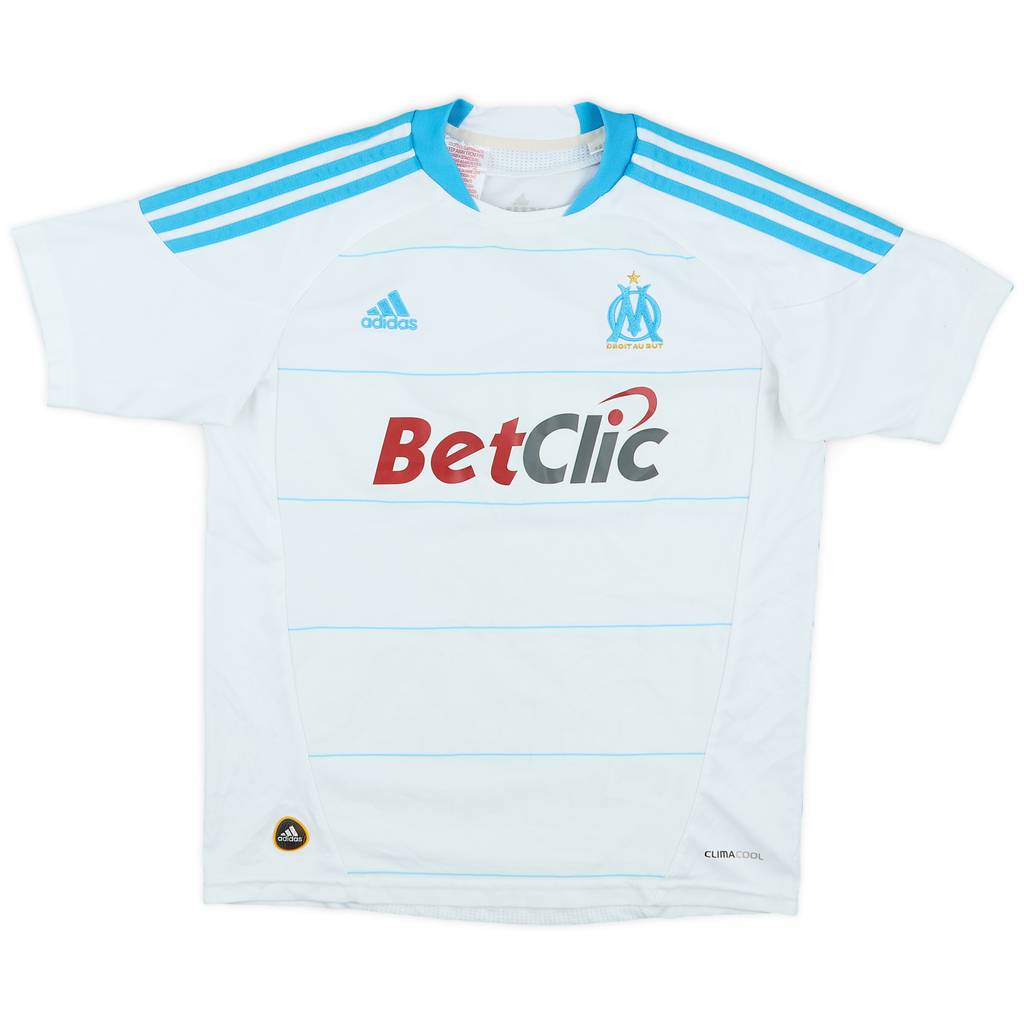 2010-11 Olympique Marseille Home Shirt - 9/10 - (M.Boys)