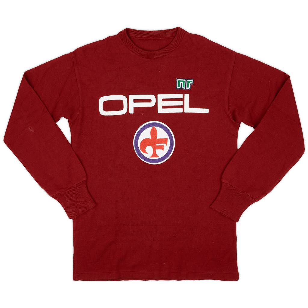1983-84 Fiorentina Ennerre Cotton Training L/S Top - 8/10 - (M)