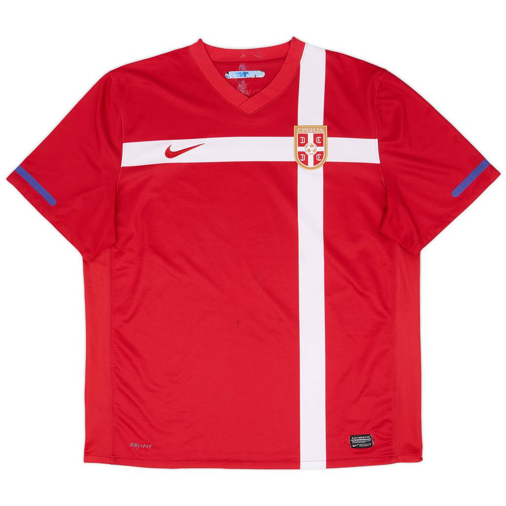 2010-11 Serbia Home Shirt - 7/10 - (XL)