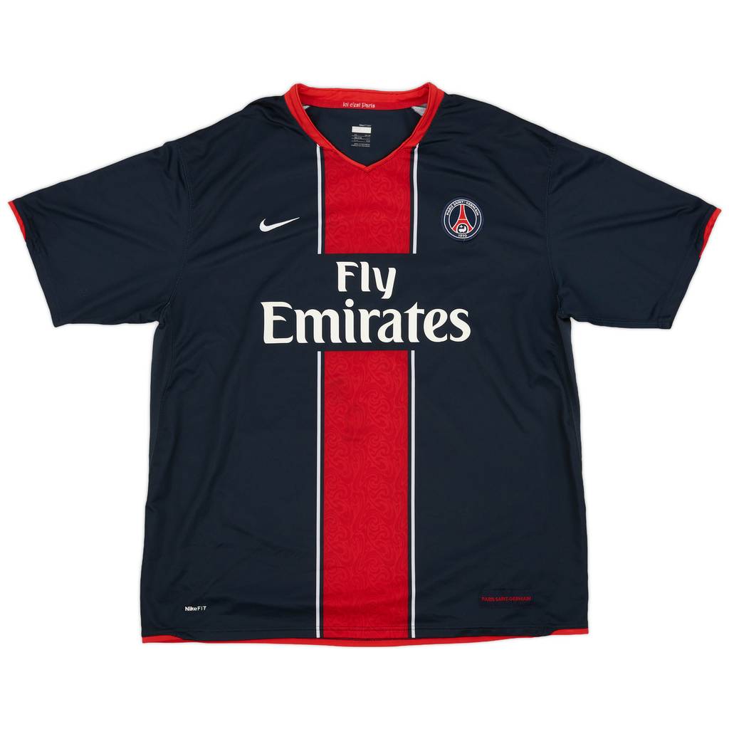 2007-08 Paris Saint-Germain Home Shirt - 7/10 - (XXL)