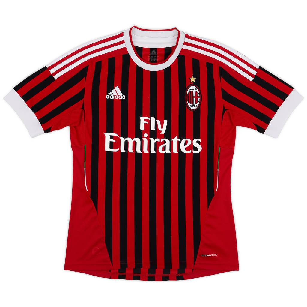 2011-12 AC Milan Home Shirt - 7/10 - (S)