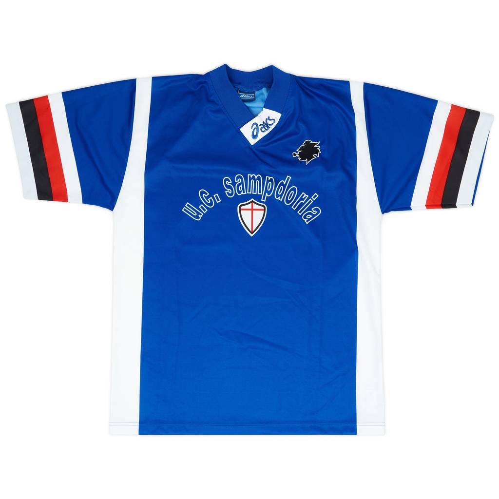 1996-97 Sampdoria Asics Training Shirt - 7/10 - (M)