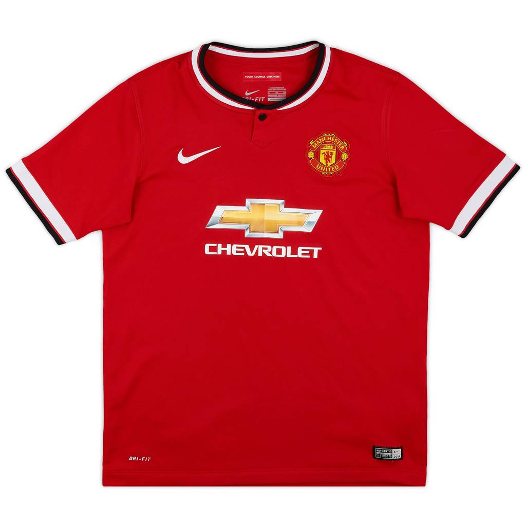 2014-15 Manchester United Home Shirt - 8/10 - (XL.Boys)