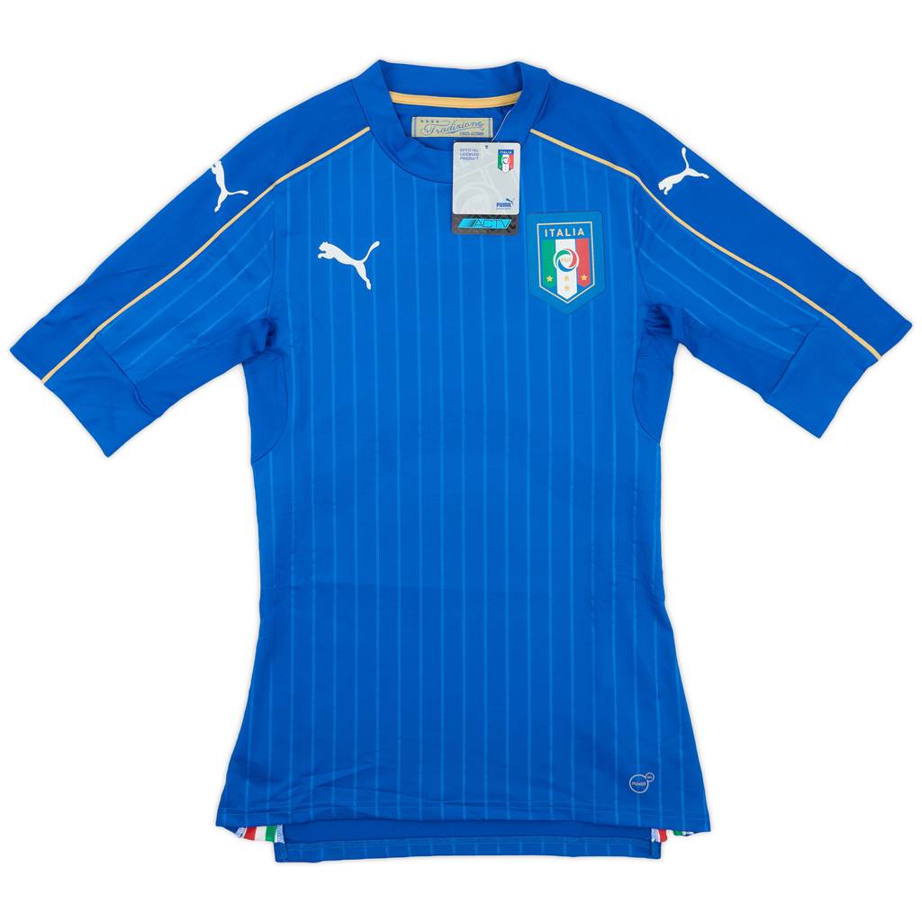 2016-17 Italy Player Issue (ACTV Fit) Home Shirt - 10/10 - (M)