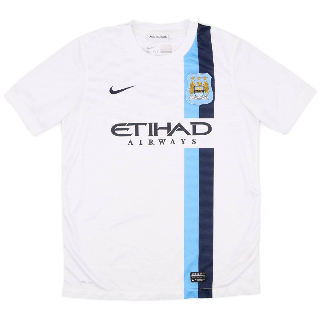 2013-14 Manchester City Third Shirt - 9/10 - (XL.Boys)