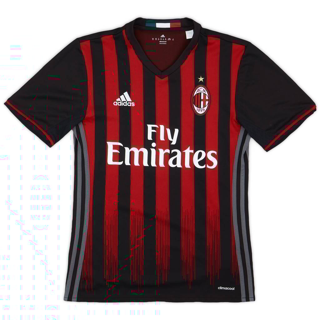 2016-17 AC Milan Home Shirt - 10/10 - (XS)