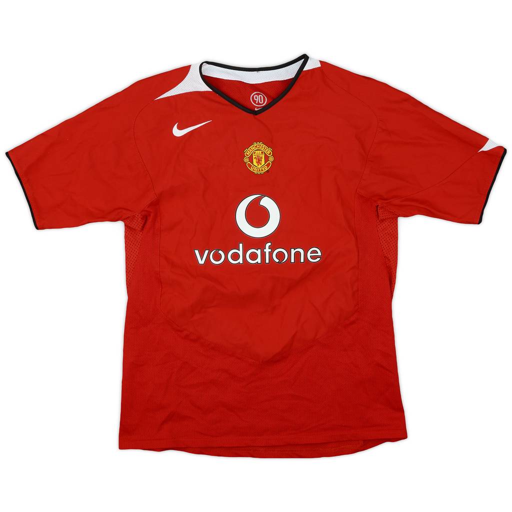 2004-06 Manchester United Home Shirt - 4/10 - (XL.Boys)